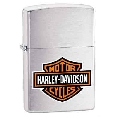 HD Logo. Brushed Chrome