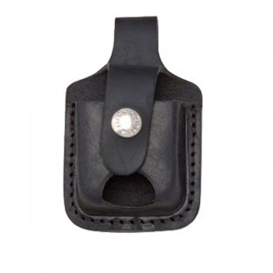 Lighter Pouch w/Loop & Thumb Notch. Blac