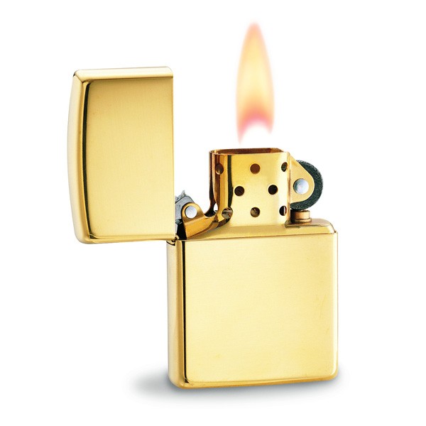 Zippo Lighter. 18 karat Solid Gold cphmall.dk